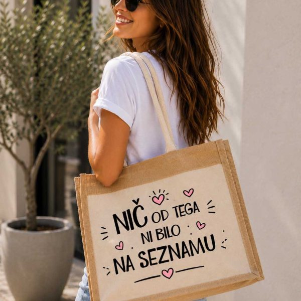 Torba "Nič od tega ni bilo na seznamu"