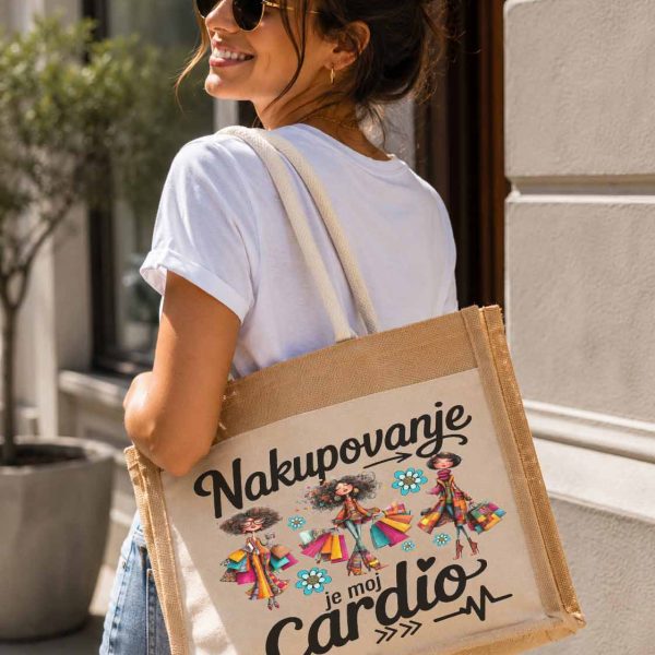 Torba "Nakupovanje je moj cardio"