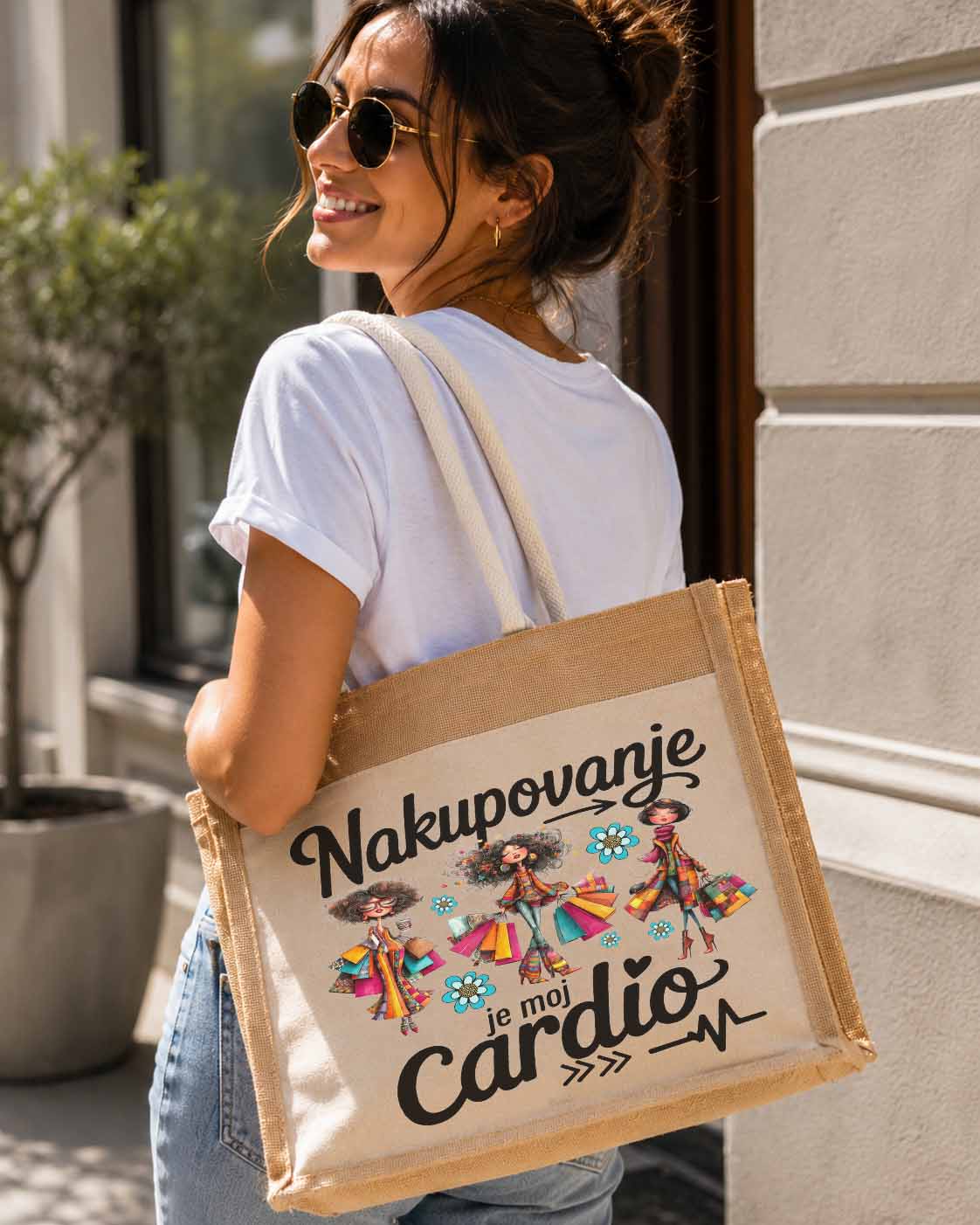 Torba "Nakupovanje je moj cardio"