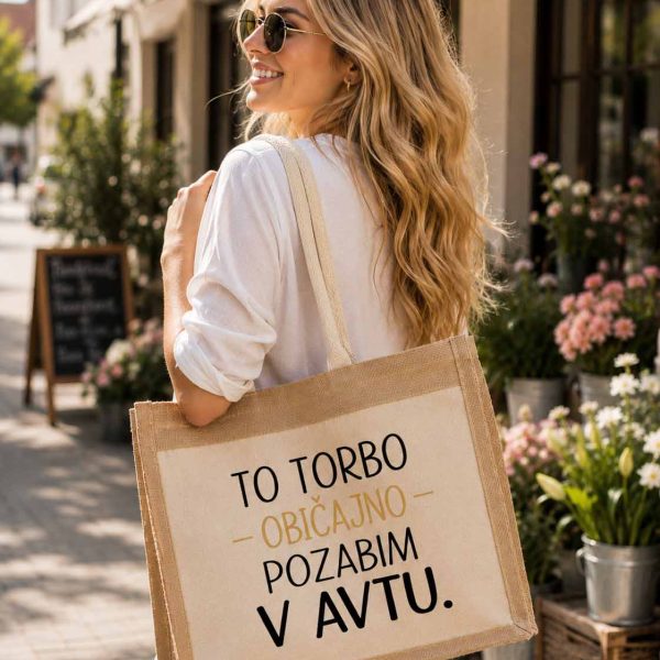 Torba "To torbo običajno pozabim v avtu"