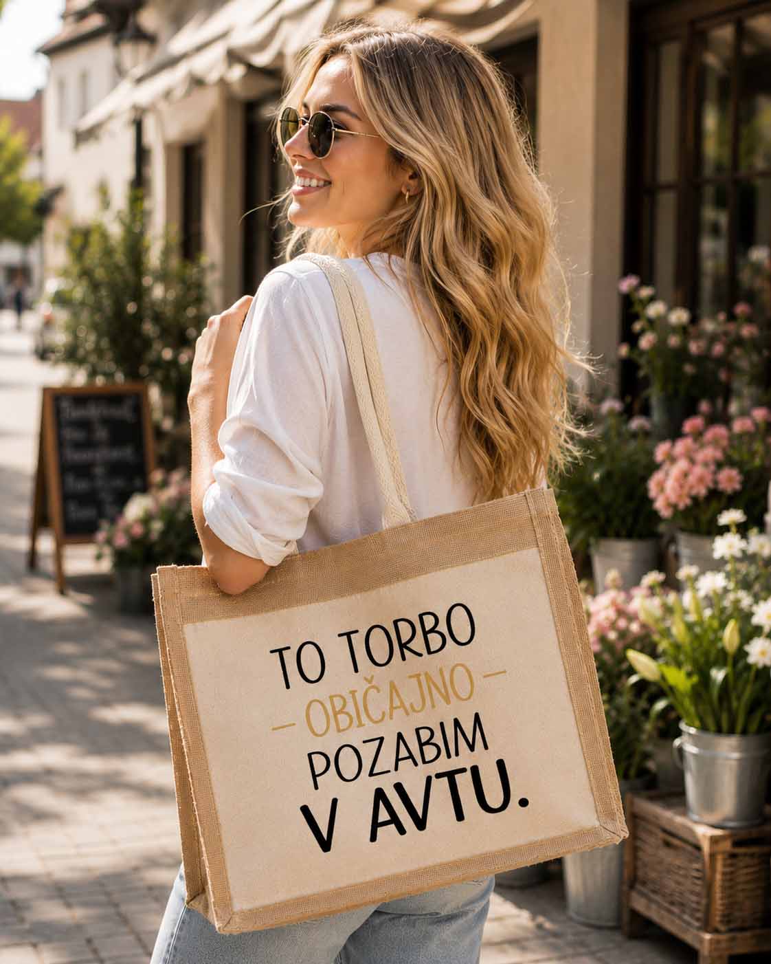 Torba "To torbo običajno pozabim v avtu"